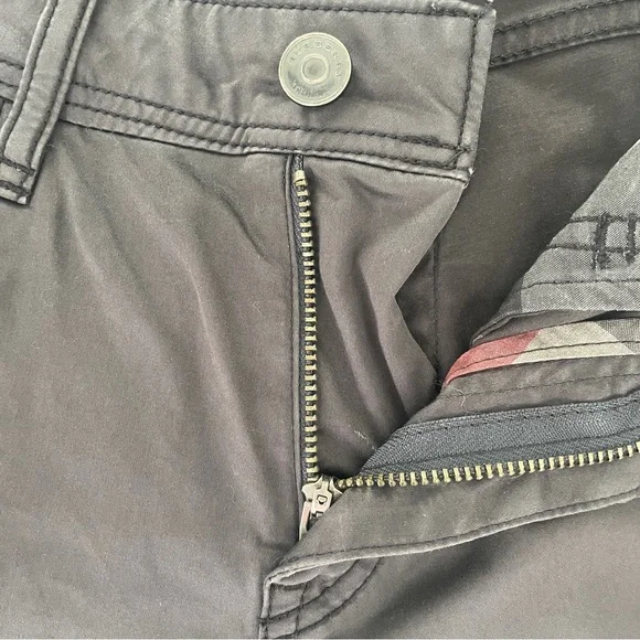 Burberry Bayswater Skinny Zip Pants, Dark Grey, Size 27 - Picture 4 of 10